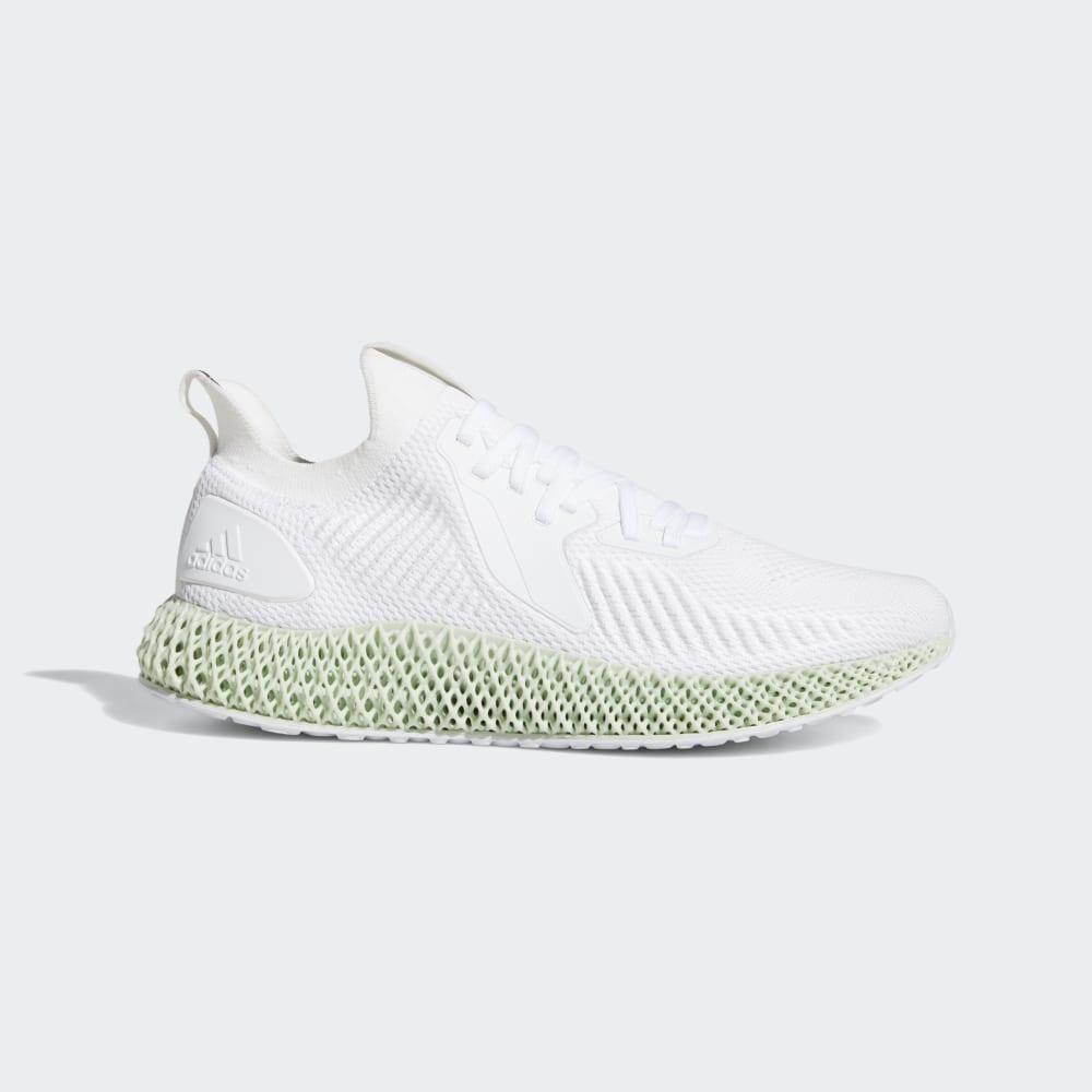 Adidas Men's AlphaEdge 4D Running Shoes White/Dark Grey Ireland EF3454